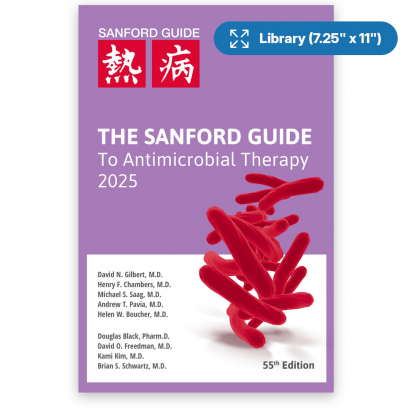 The Sanford Guide to Antimicrobial Therapy 2025 (55th edition)